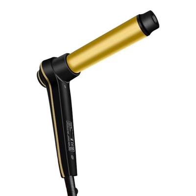 China 24K Gold Curts Right Angle Hair Magic Wand High Quality Durable Custom Curling Fast Heating Hair Curler for sale