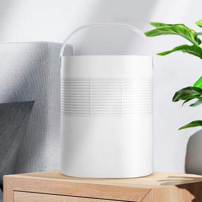 China Mini Household Small Electric Dehumidifier Warm Home LED Light Display Sales Quiet Dehumidifier 1L For Living Room Bedroom for sale