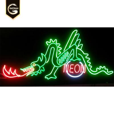 China OEM China Morden Customs Lead Dragon Logo Soft Led Strip Neon Sign For Decoration With Multicolor for sale