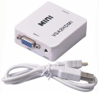 China White Color Box 1080P VGA to HDMI Converter Cable Price VGA to HDMI Converter for PC/Laptop VGA-HDmn for sale