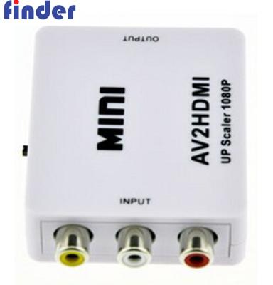 China AV2HD MINI plug and play converter MI MINI AV TO HD MI CONVERTER mini CVBS to HDMI converter for sale