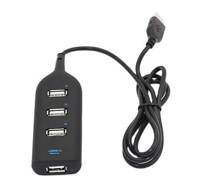 China Hot Selling USB2.0/1.1 Hub USB Hub Extension Dock 4 Ports Hub Connectors USB 2.0 USB Port for PC and Laptop Computer for sale