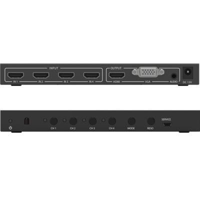 China HDMI Multi-Viewer HDMI 4x1 Quad Multi-Viewer supports 1/2/4 multi-view mode for sale