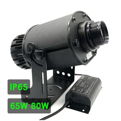 China Alloy Projector IP65 Gobo 80W 65W Image Logo Light Rotary Flashed LED Aluminum Waterproof Outdoor Ceiling Lights for sale