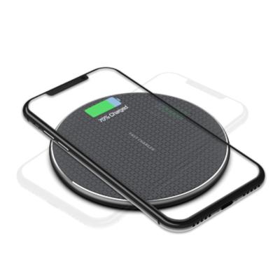 China 4~8mm 10W Qi Universal Wireless Charger Fast Fast Charging Phone Radio Around Slim Charger Pad For Apple iPhone 12 for sale