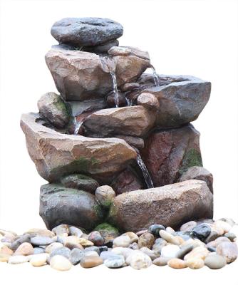 China Professional 3 Tier Outside Rock Water Fountains For Garden Ornaments for sale