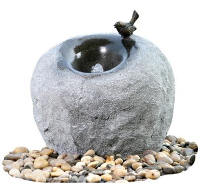 China Cement Material Modern Outdoor Fountains , Rock Color Stone Garden Fountains for sale