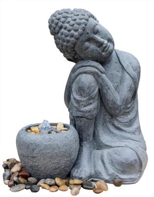 Cina Fronte della tenuta della mano per avere una fontana di Buddha di resto per il giardino e la casa in vendita