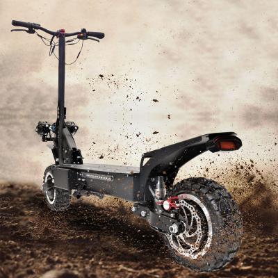 China T108 Unisex 2021 New 6000W High Speed ​​Offroad 60V 30Ah 50Km 13 Inch Big Wheels Powerful Dual Motor Adult Electric Scooters for sale