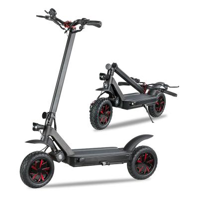 China Hot Selling 10 Inch 1000W Off Road High Speed ​​10 Wheel E Adult Folding Electric Scooter Two Unisex for sale