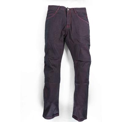 China Wholesale Breathable Purple Single Buttons Straight Men's Clothing Thin Jeans for sale