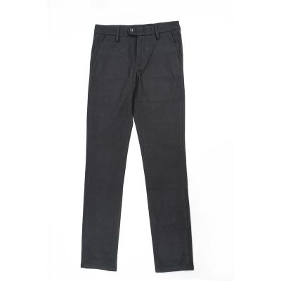 China Breathable Men's Casual Pants Straight Slim Black Pants for sale