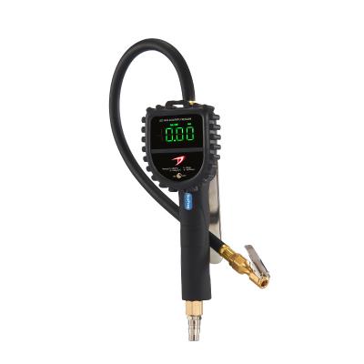 China Tire Pressure Monitor Pressure Gauge Hellium Inflator Tire Deflater Digital Tire Pressure Gauge for sale