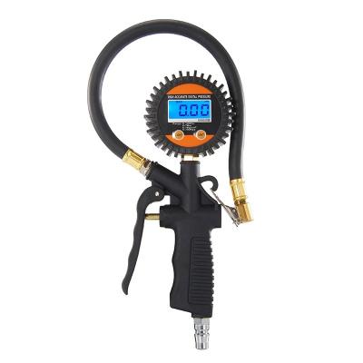 China Inflate Pressure Gauge Tire Inflator With Digital Gauge Tire Air Inflator Air Chuck for sale