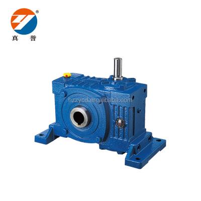 China Hotels WPWKT cast iron worm gear speed reducer for door operator, helical up sprocket box for sale