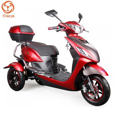 China Unisex with cargo box for three wheel tricycle electric scooter/motorcycle scooter 500W 48V for sale