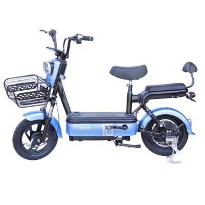 China 350W unisex cheap motor pedal electric bike for adults with 48V 12AH lead acid battery for sale