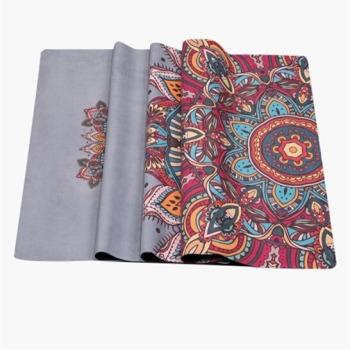 China Custom Eco Friendly Waterproof Mats Microfiber Suede Yoga Mat for sale