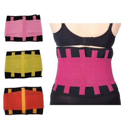 China Neoprene Adjustable Slimming Mesh Fits Woman Trainer Adjustable Waist Trimmer Belt for sale