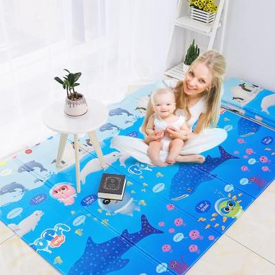 China Best Custom Waterproof Eco-friendly Folding Floor Kids Care Baby Kids Play Mat Foam xpe Activity Mat For Baby Crawling Changing Mat for sale