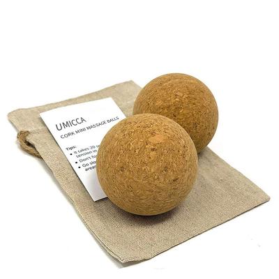 China Anti-shatter Cork Balls natural - all sizes and different cork materials /eco-friendly/different uses close up massager mini yoga balls for sale