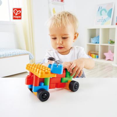 China Toy Hape Brand Educational 25 Piece PolyM Starter Set Educational Block Baby Kids Toys With Diverse Building Possibilities for sale