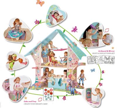 China Large Magical Fairy Costumes Kruselings Forest Clubhouse Girls Magical Dolls House for Kids Girl for sale