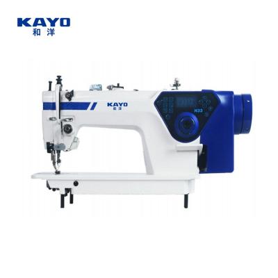 China Automatic Lubrication KAYO K33 wholesale operate flexibly  up and down material computer flat sewing machine for sale