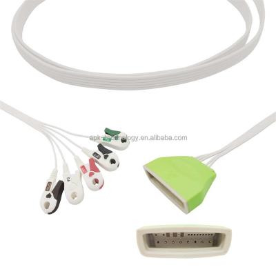 China Medical ECG Patient Monitor Electrodes Newborn ECG Cable Lead Wire Lead Set for sale