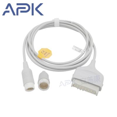 China Medical Patient Mornitoring 2021 New Products Shenzhen Factory Compatible HP MX40 ECG Trunk Cable HP ECG Cable ECG Cable for sale