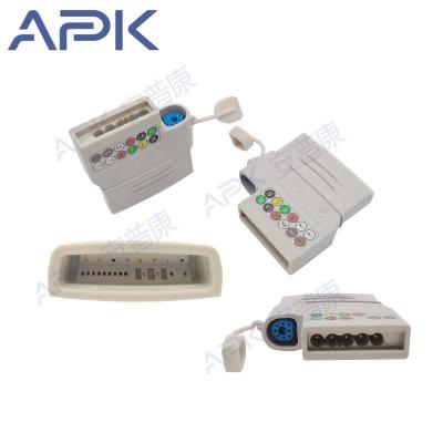 China medical patient monitoring & ECG machine ECG adapter ECG electrode adapt ecg adapter 5 clips lead HP MX-40 for sale