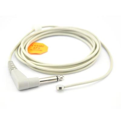 China PVC Adult Skin Medical Temperature Probe With Single Earphone 6.3 Plug for sale