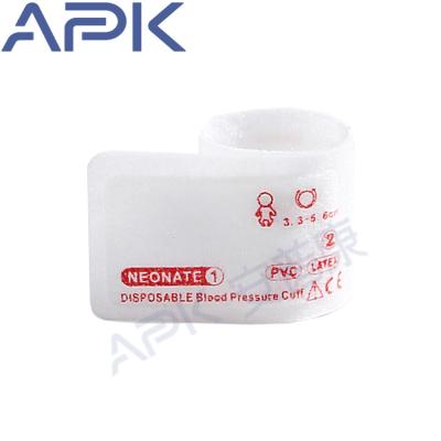 China Disposable Medical Patient Monitoring Cuff Newborn Blood Pressure Cuff Free Sample for sale