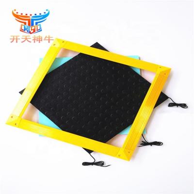 China Induction Switch Rubber Pressure Sensitive Safety Mat Switch Stage Floor Pressure Sensitive Sensing Mat for sale