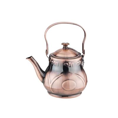 China Italian Gold Stainless Steel Color Viable Pot And Teapot Or Serving Or Tea Pot Kettle for sale