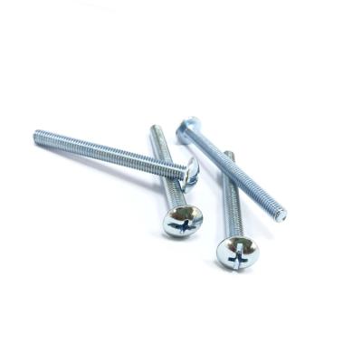 China Carbon Steel Bolts Supplier Round Head Slotted And Cross Bolt Screw M6 Roofing Galvanized Pit Roof In for sale