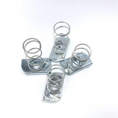 China Heavy Industry Nuts Adjust Spring Head Nut Galvanized U Clip M12 T Type for sale