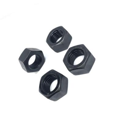 China Heavy Industry Grade 10.9 Hex Nut M6 M8 M10 Din934 High Strength Black Phosphated Steel Galvanized Bolts And Nuts for sale