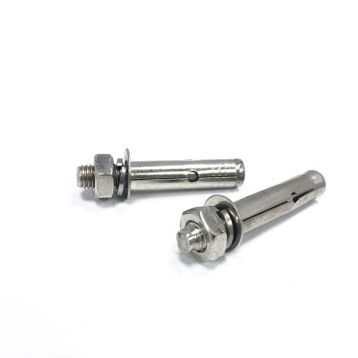 China Factory Price Steel Stainless Steel 201 304 OEM Quick Delivery Expansion Elevator Sleeve Bolt Anchor for sale