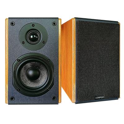 China Mini Bookshelf High Fidelity Speakers with 4-Inch Carbon Fiber Woofer Lonpoo and Tweeter Silk Dome lp42 for sale