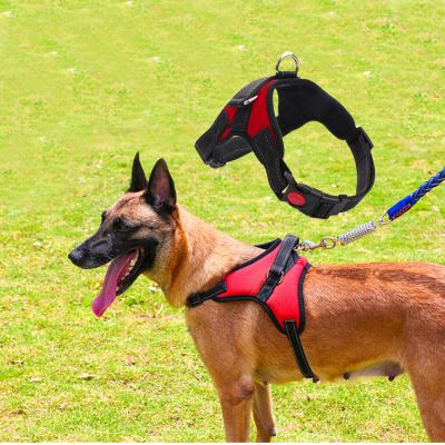 China Padded No Pull Front Chain Dog Harness and Leashes Pet Chest Vest Reflective Explosion Proof Leash Dog Harness for sale