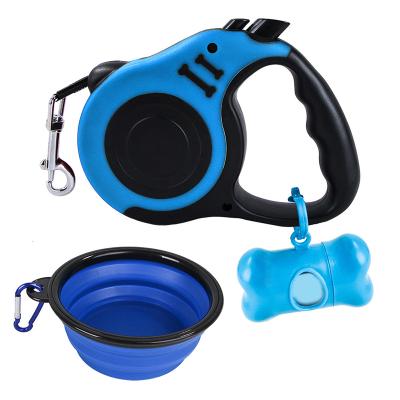 China Viable Practical Pet Supplies Dog Leash Silicone Poop Poop Collapsible Waste Bag Set for sale