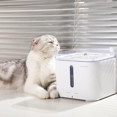 China Automatic Cat Drinking Station Water Feeder Cat Fountain Filters Automatically Circulates Cat Drinking With Thermostat Water Fountain for sale