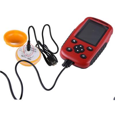 China Waterproof 3.7v Lithium-Ion Battery 2.6 Inch Point Floating And Range Sonar Wireless Fish Finder for sale