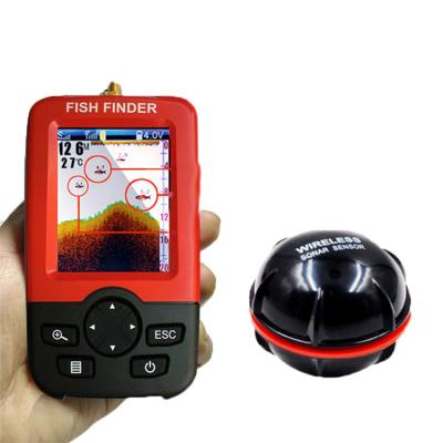 China Color Screen Wired Fishing Magnifier Rechargeable Waterproof Color Screen Fish Finder Sensor Wireless Sonar Fish Finder for sale