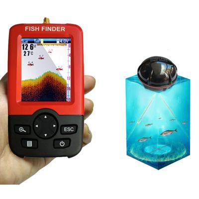 China Color Screen Wired Portable Wireless Fishing Magnifier Depth Magnifier Transducer Sonar Sensor Fish Finder For Fishing for sale