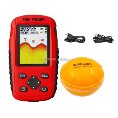 China Dot Matrix Charging Fish Finder 018 Factory Customized English Upgraded Version for sale