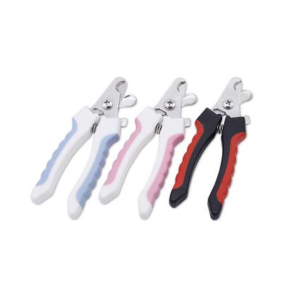 China Viable Scissors Pet Grooming Dog and Cat Small Stainless Steel Nail Trimmer Breed Claw Cutter with Nail Folder for sale