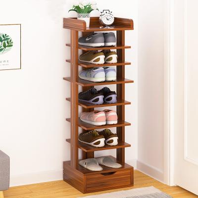 China Wholesale Adjustable Responsive Shoe Rack Best-selling Shoe Rack Wooden Shoe Cabinet (Other) Fashion Design Shoe Rack Shelf Storage for sale