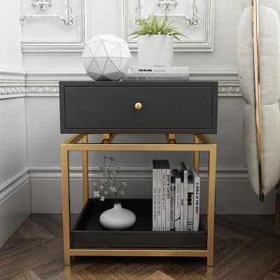 China Table Delicate Modern Simple Nordic Style Bedside Shelf Bedroom Small Bedside Cabinet for sale